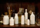 white bottles